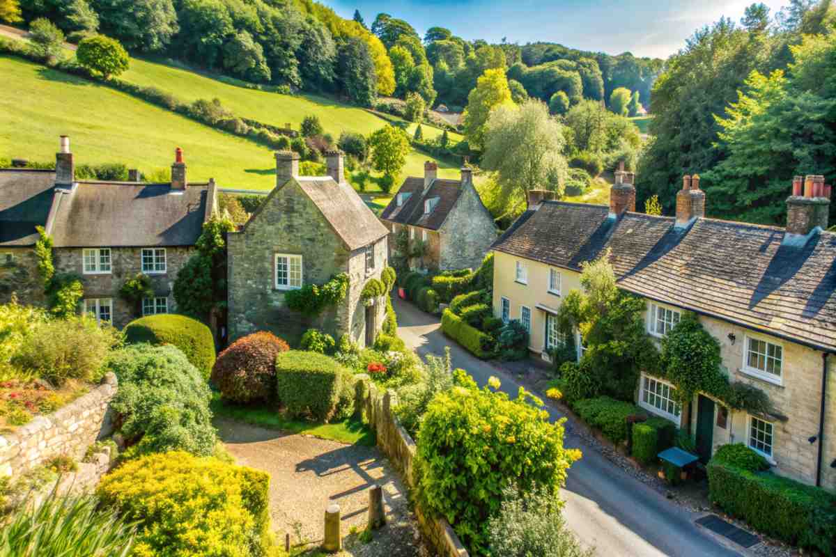 Detached house in Clwyd with 'Sold' sign in garden
